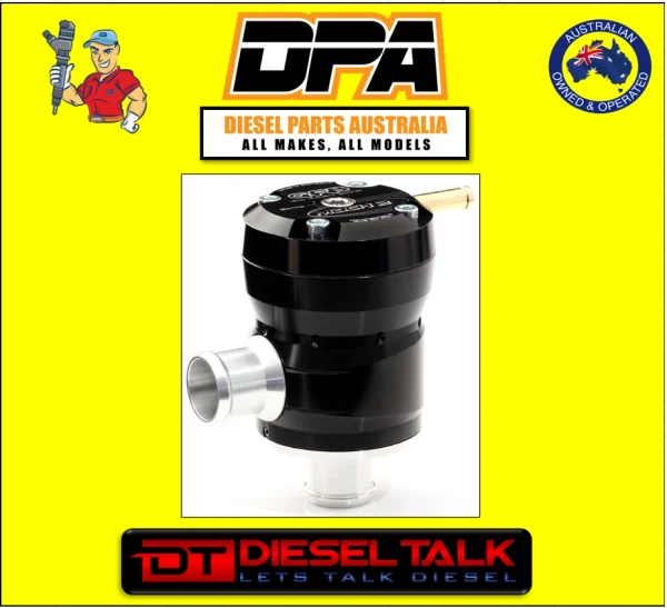 GO FAST BITS T9125 TMS RECIRCULATING DIVERTER VALVE 25MM INLET 25MM OUTLET. GFB