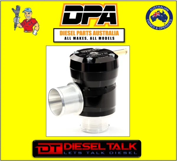 GO FAST BITS T9133 TMS RECIRCULATING DIVERTER VALVE 33MM INLET 33MM OUTLET. GFB