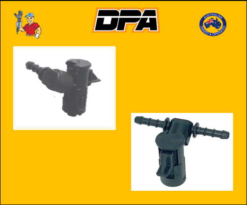 Common Rail Leak Off Connector fitted to Bosch Piezo